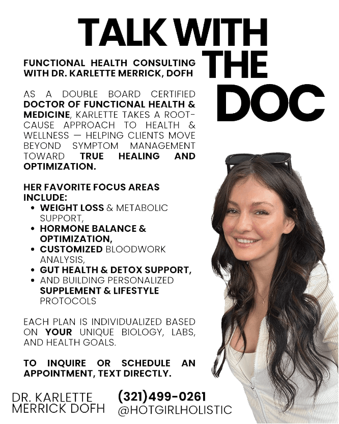 Dr. Karlette cleanse program poster